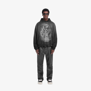 Represent | ATLAS HOODIE { STAINED BLACK