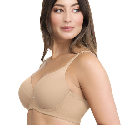 Smooth Definition Padded Wired T-shirt Bra - Sandalwood
