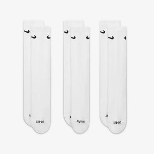 NIKE | EVERYDAY PLUS CUSHIONED { WHITE/BLACK