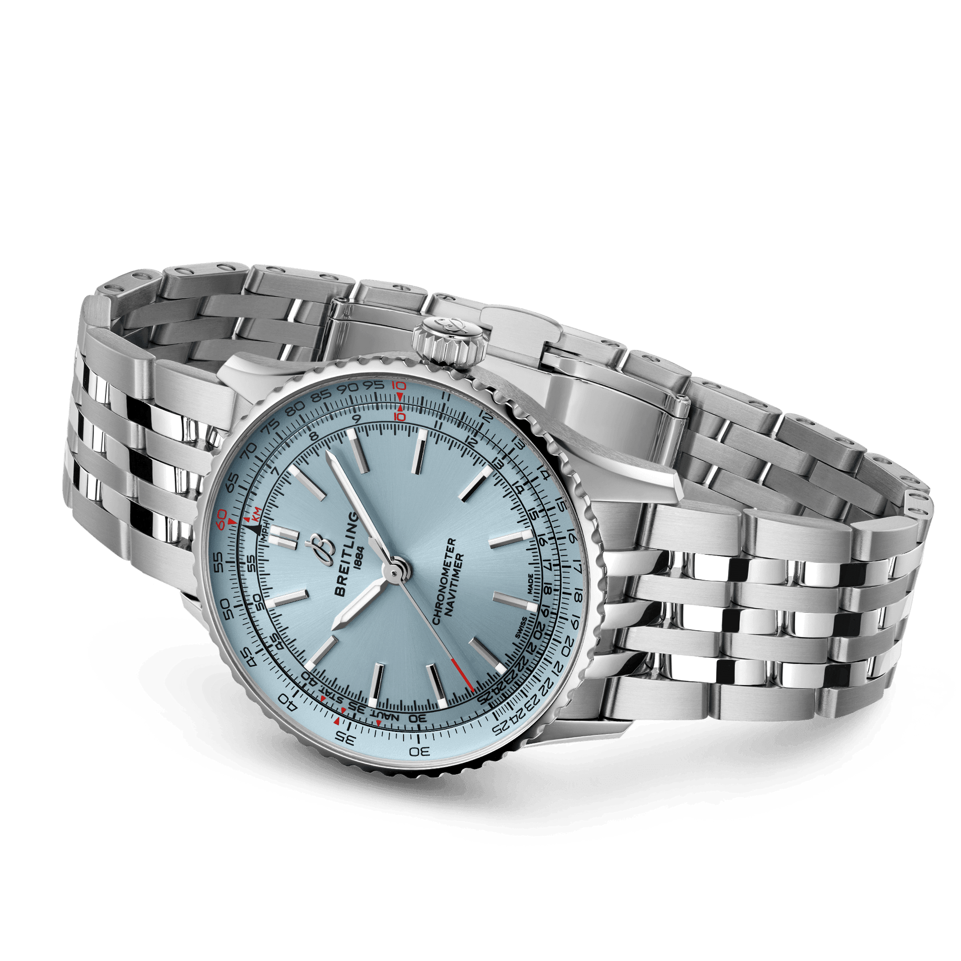 Breitling Navitimer Automatic Mint Blue Dial Men 41mm