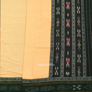 Green Cream  Maniabandha Sambalpuri Cotton Dress set & Dupatta