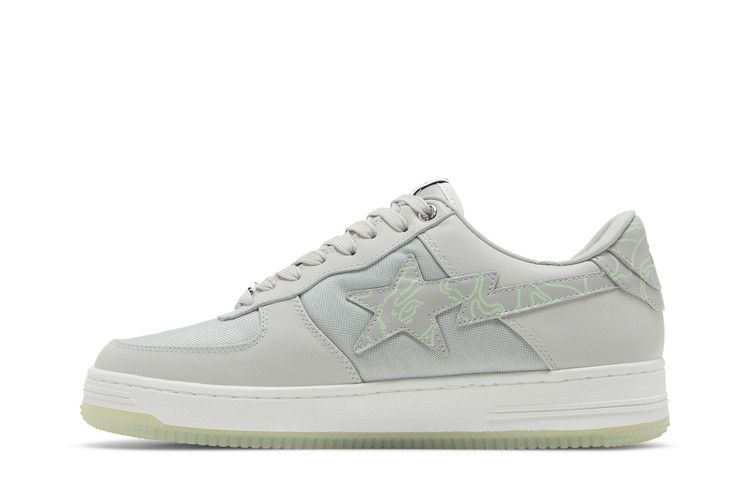 A Bathing Ape Bape Sta Text Code Camo Grey