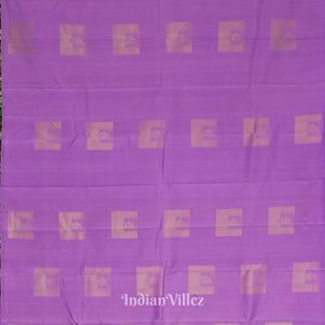 Lavender Pure Kanjivaram Soft Silk Saree