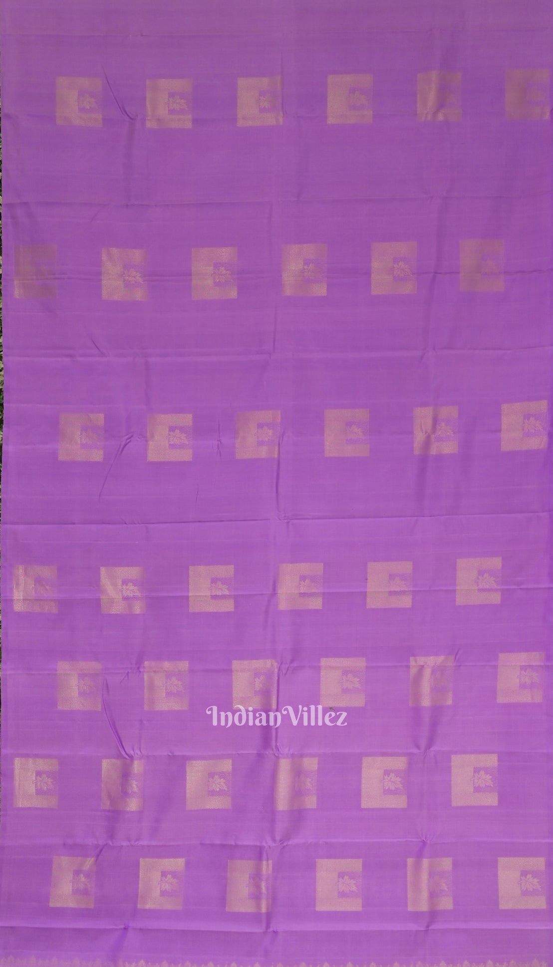 Lavender Pure Kanjivaram Soft Silk Saree