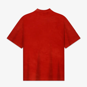 F A R A K | BASICS RED BAGRU T-SHIRT { RED