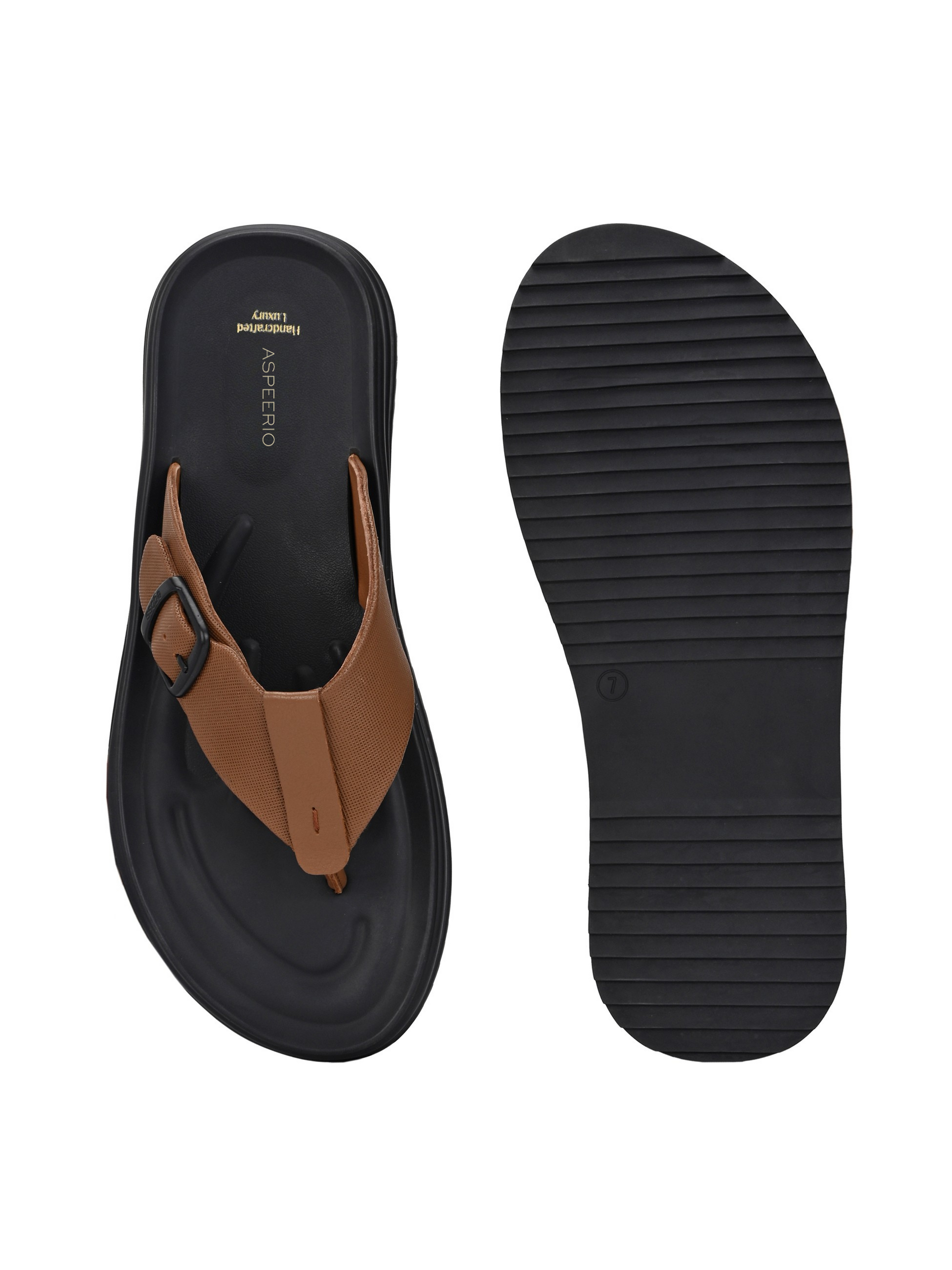 Comet Leather Slippers by Aspeerio