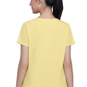 Essential V-neck Tee - Sunshine