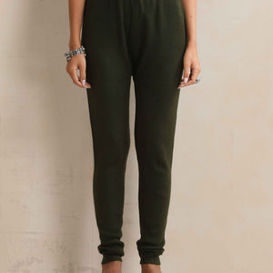 trueBrowns Green Woollen Leggings