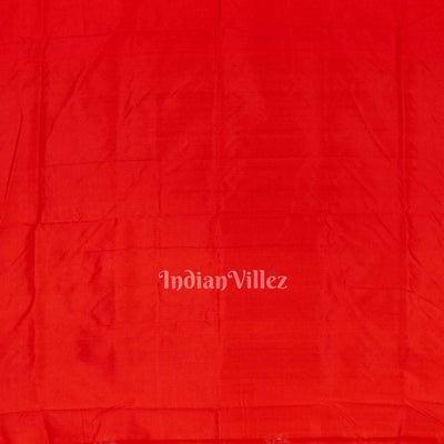 Red With Kalash Design Bomkai Sambalpuri Silk Saree