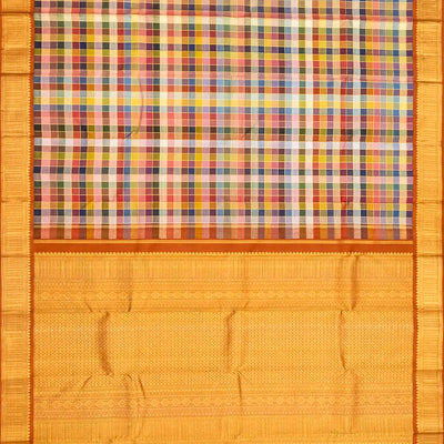 Four Thousand Colour Handloom Natural Dyed Korvai Silk Saree