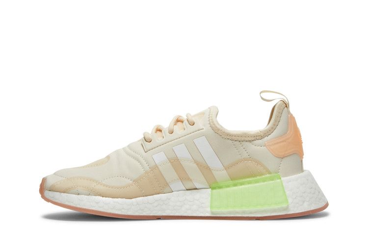 adidas NMD R1 Wonder White Signal Green (Women's)