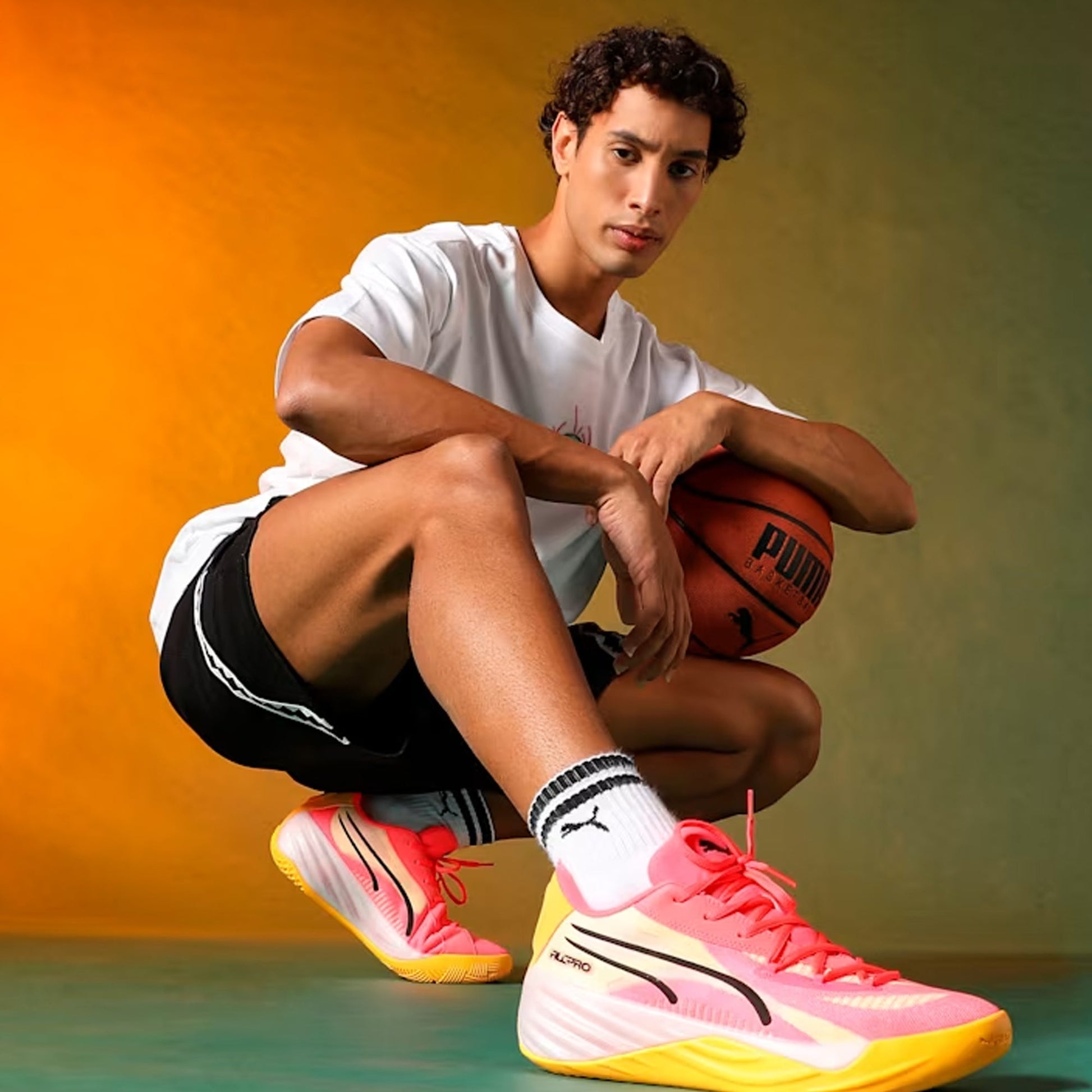 Puma | ALL PRO NITRO { SUNSET GLOW-SUN STREAM/BLACK