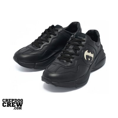 GUCCI RHYTON INTERLOCKING G BLACK IVORY