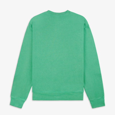 SPORTY & RICH | 1800 HEALTH CREWNECK { VERDE/WHITE
