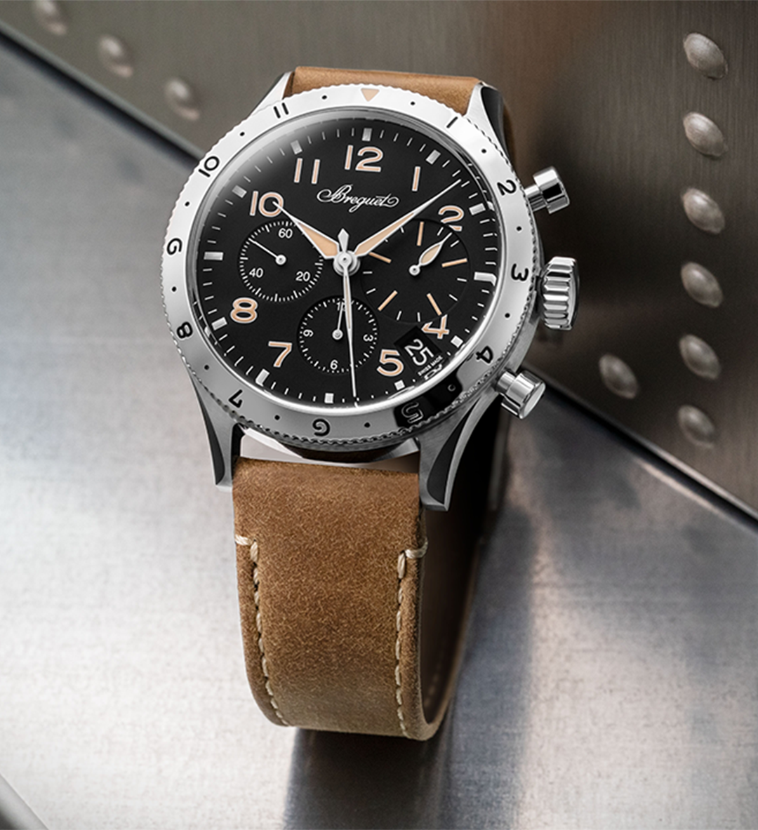 Breguet Type XX Chronograph Men's Black dial 42 MM Watch