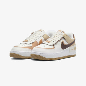 NIKE | AIR FORCE 1 SHADOW { SAIL/CACAO WOW-FLAX-SESAME