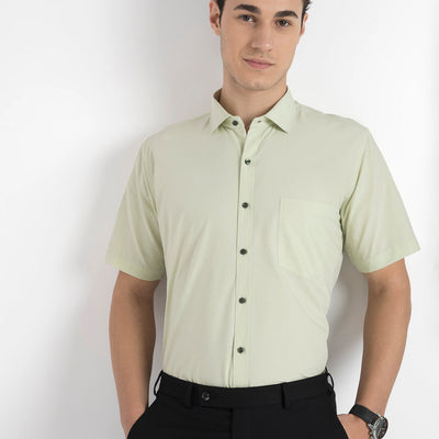 Wrinkle Free Half Sleeve Shirt