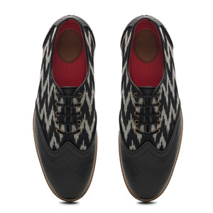 Ikat Brogues Men – Coal