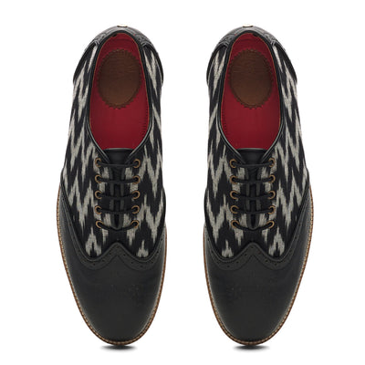 Ikat Brogues Men – Coal
