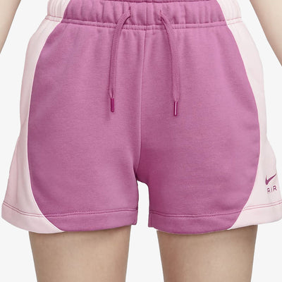 Nike | MID-RISE FLEECE SHORTS  { COSMIC FUCHSIA/PINK FOAM /COSMIC FUCHSIA