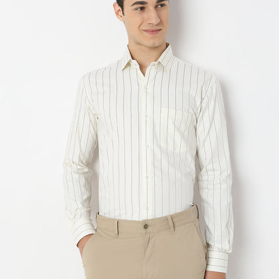 Herringbone Striped Shirt