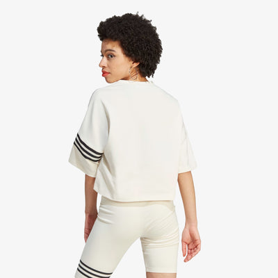 Adidas Originals | ADICOLOR NEUCLASSICS TEE  { WONDER WHITE/BLACK
