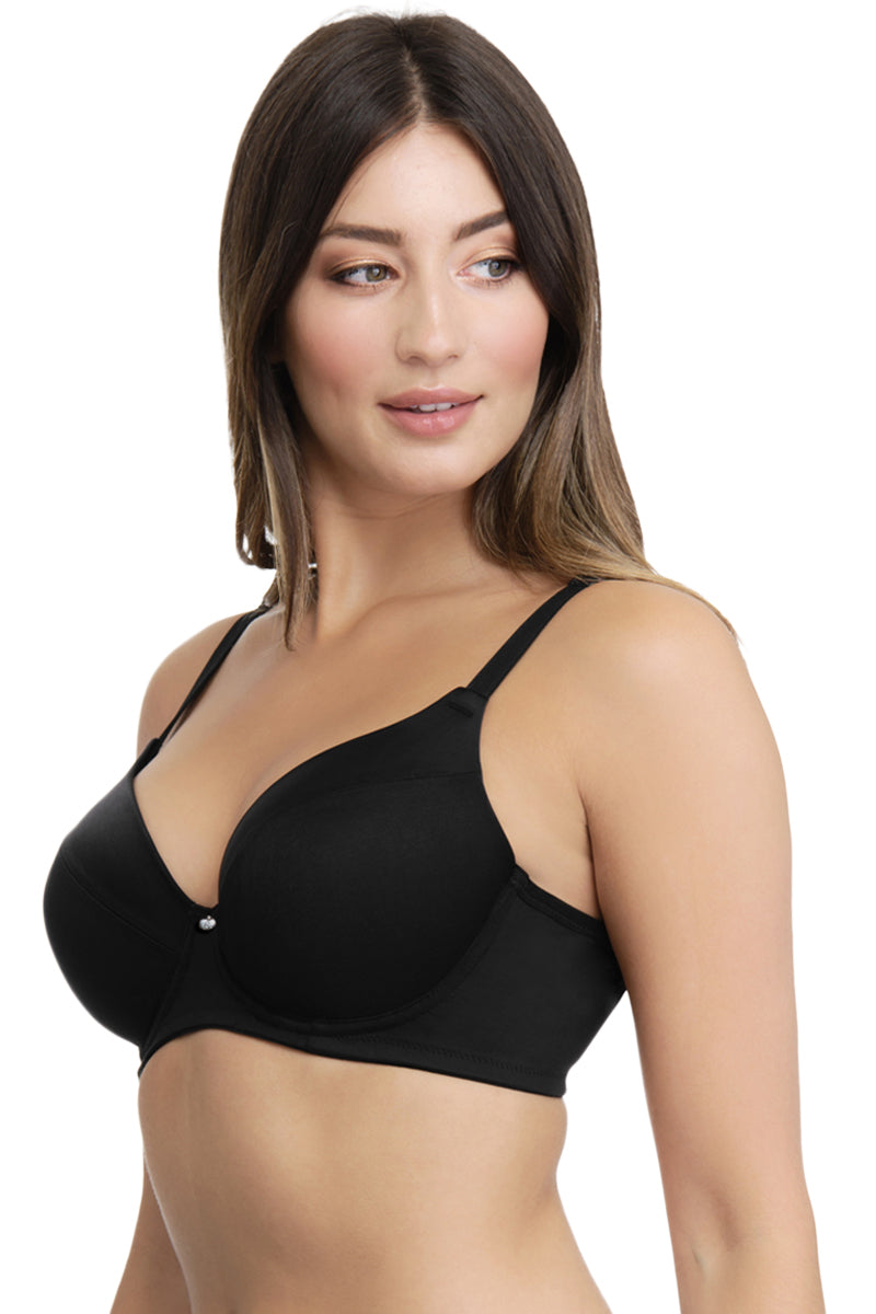 Smooth Definition Padded Wired T-shirt Bra - Black