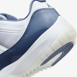 JORDAN | AIR JORDAN 11 RETRO LOW { WHITE/MIDNIGHT NAVY-DIFFUSED BLUE