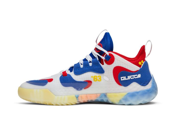 adidas Harden Vol. 5 Futurenatural Cloud White Royal Blue Vivid Red
