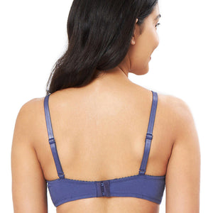 All Day Comfort Non-padded & Non-wired Bra - Crown Blue
