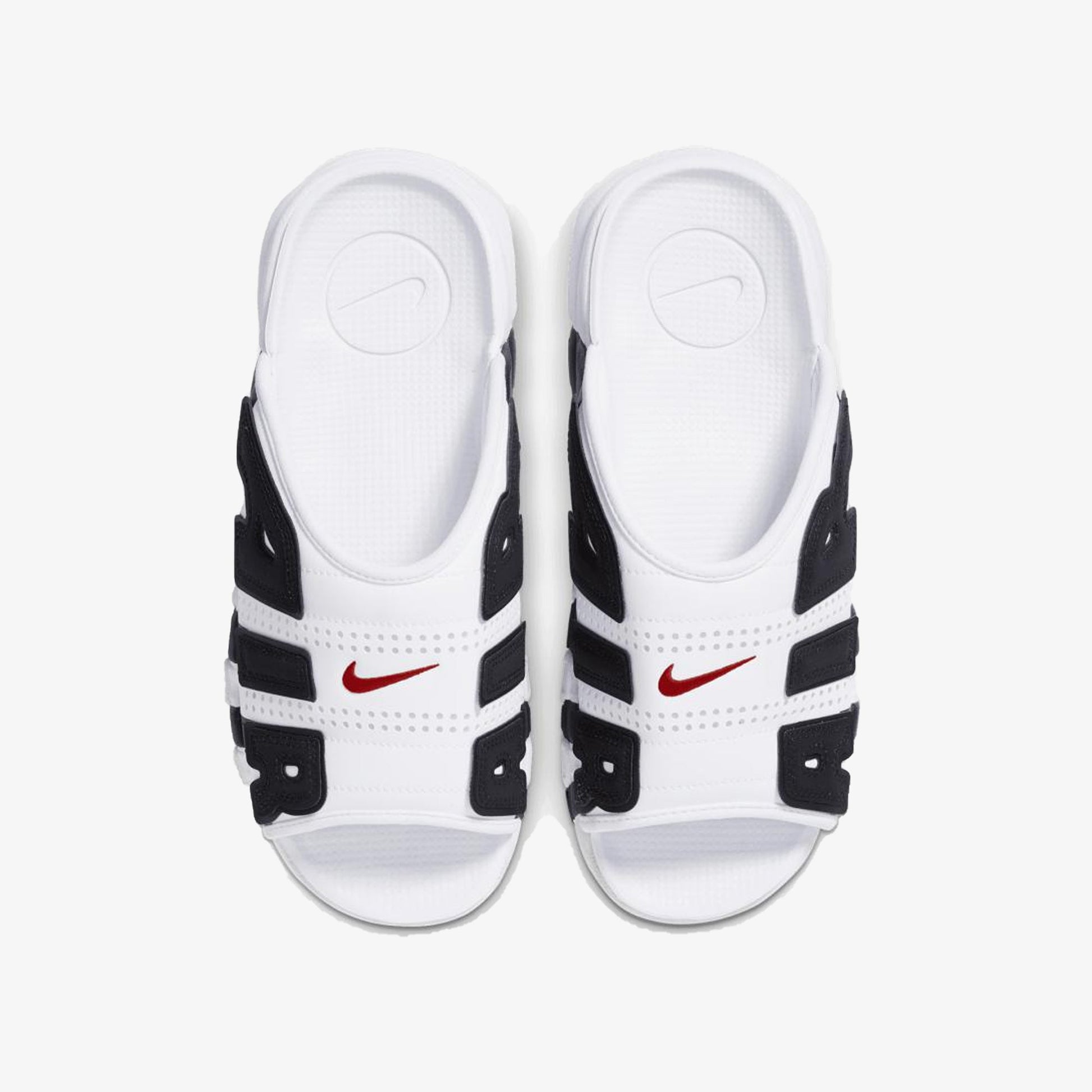 Nike | AIR MORE UPTEMPO  { WHITE/VARSITY BLACK