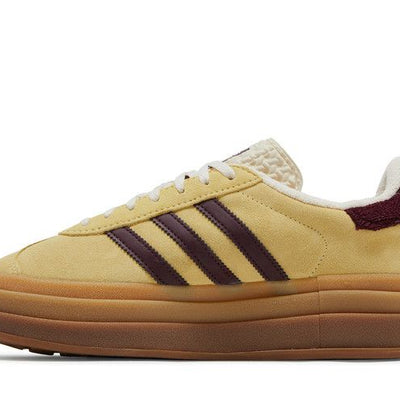 adidas Gazelle Bold Almost Yellow Maroon (Women's)