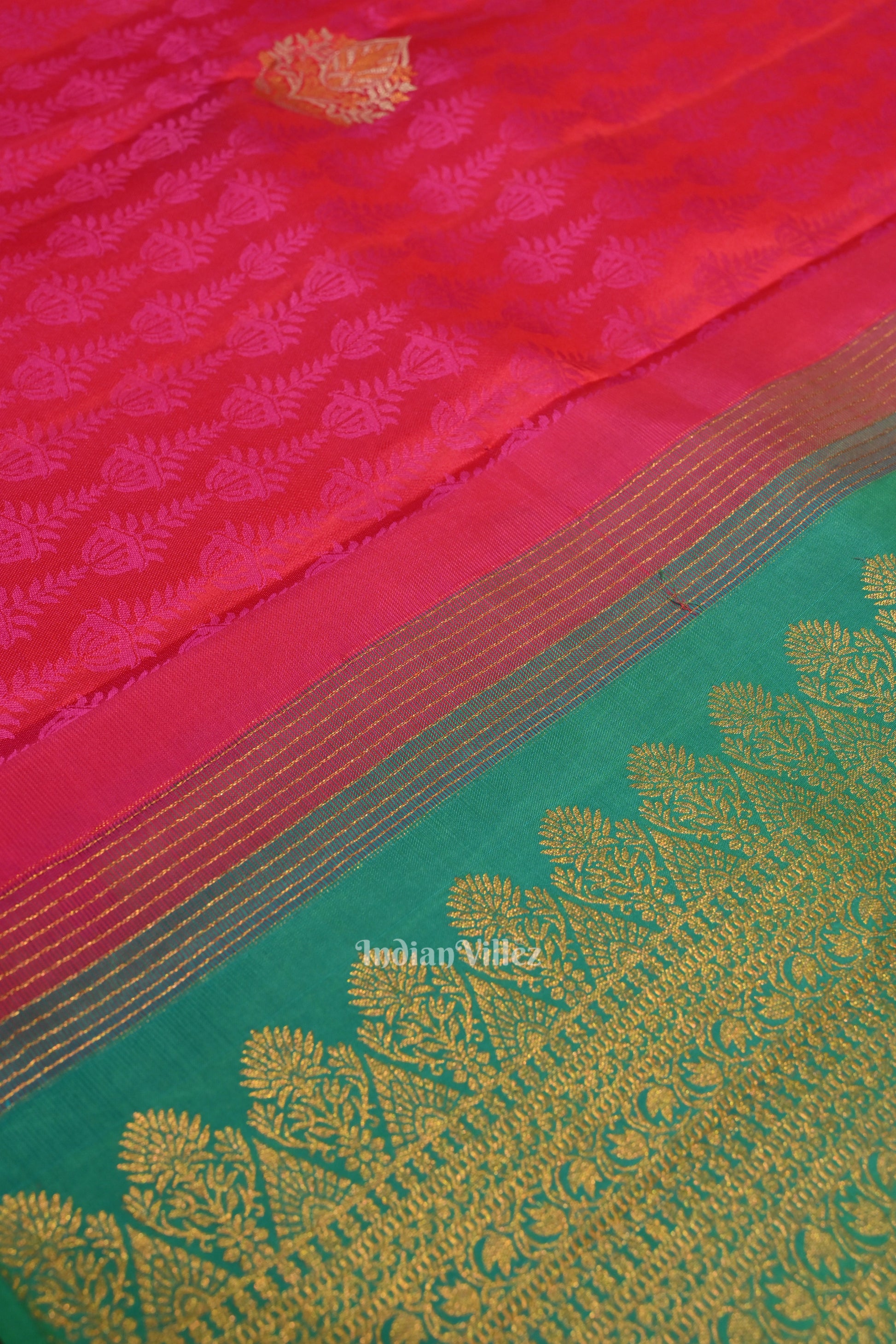 Pink Designer Kanjivaram Silk Saree