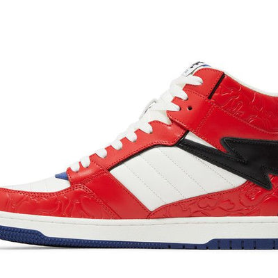 A Bathing Ape Bape Sta 88 Mid Red White Blue