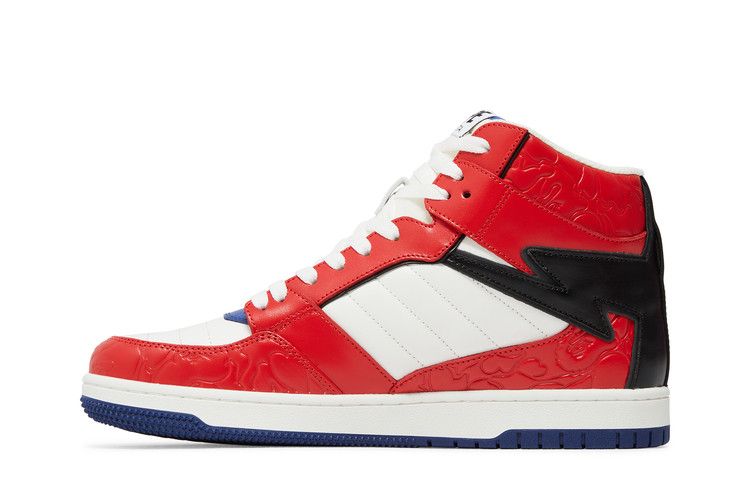 A Bathing Ape Bape Sta 88 Mid Red White Blue