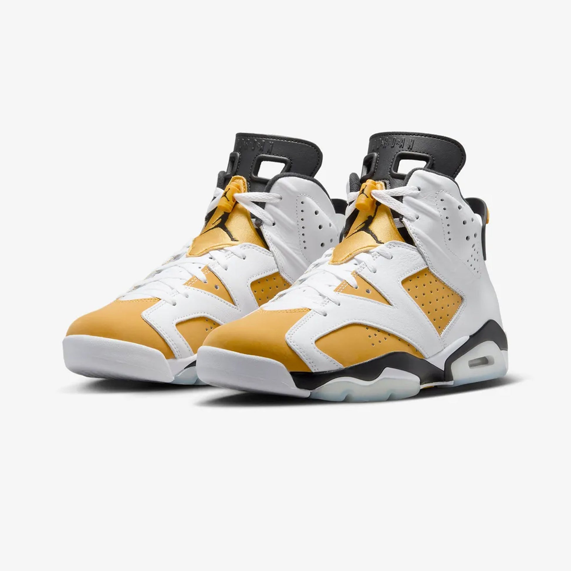 Jordan | AIR JORDAN 6 RETRO  { WHITE/YELLOW OCHRE-BLACK