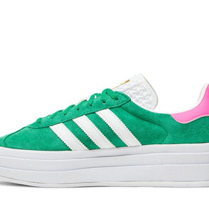 adidas Gazelle Bold Green Lucid Pink (Women's)