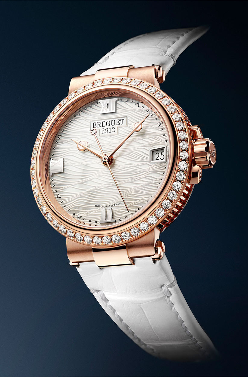 Breguet Marine Dame Mother of Pearl Dial Women 33.8 mm