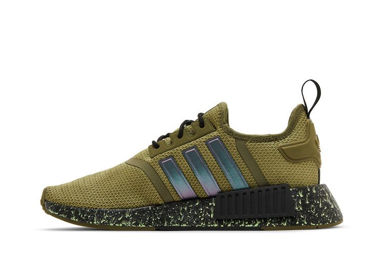 adidas NMD R1 Focus Olive Core Black Green Spark
