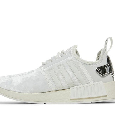 adidas NMD R1 Velour White Silver (Women's)
