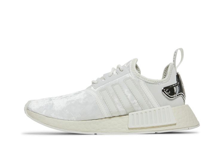 adidas NMD R1 Velour White Silver (Women's)