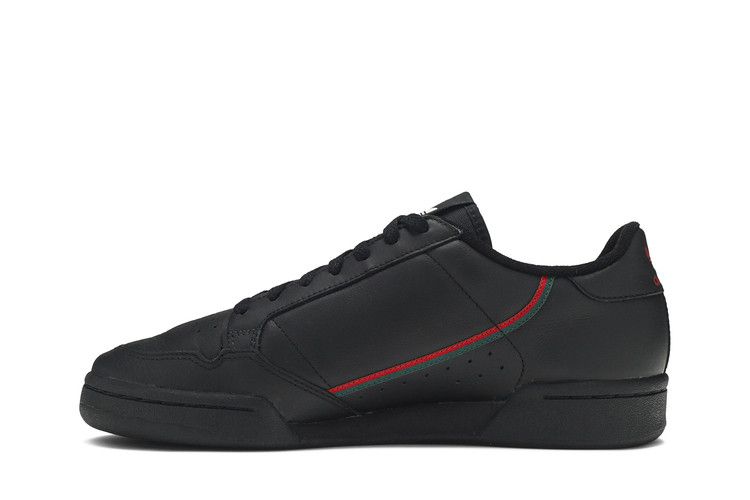 adidas Continental 80 Black Scarlet Green