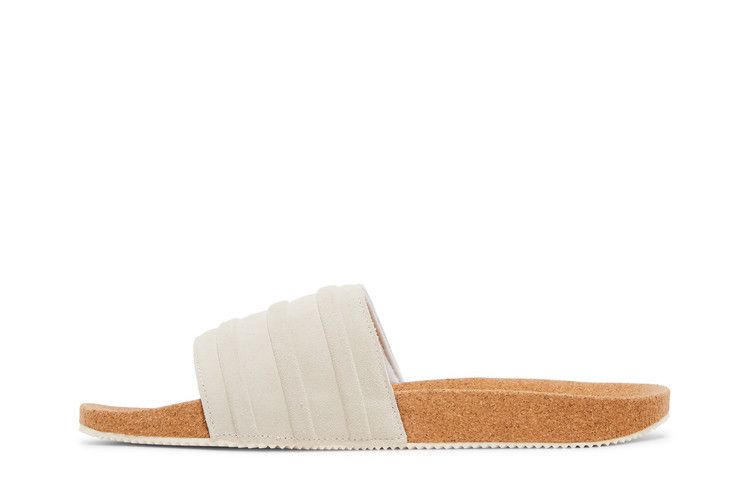 adidas adilette Premium Slides Wonder White Cork
