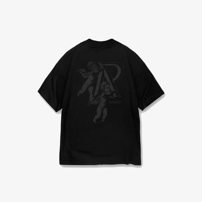 Represent | CHERUB INITIAL T-SHIRT  { BLACK