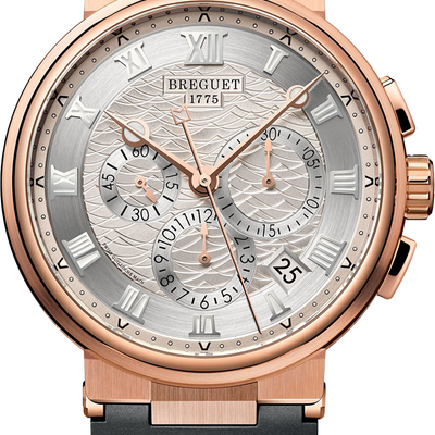 Breguet Marine Chronographe Silver Dial Men 42.3 mm