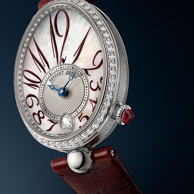 Breguet Reine De Naples Red Strap 36.50 mm for Women