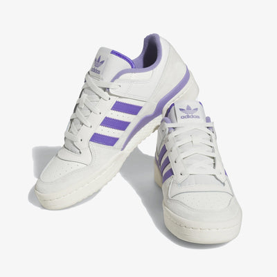 Adidas Originals | FORUM LOW CL  { CORE WHITE/PURPLE RUSH