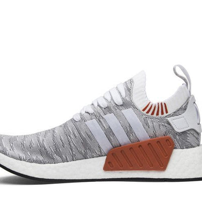 adidas NMD R2 Primeknit White Black