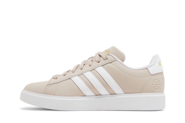adidas Grand Court Wonder Taupe Cloud White Gold Metallic (Women's)