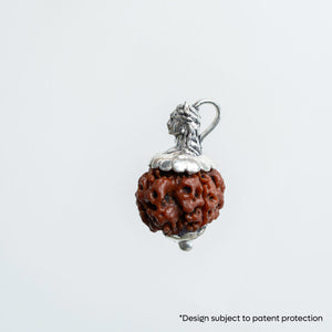 Adiyogi Pendant (5 Mukhi Nepali  Rudraksha) With Chain